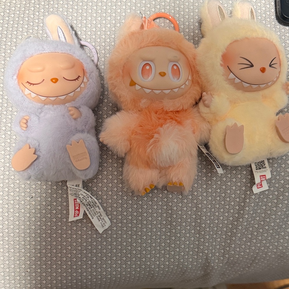 Set of 3 Labubus